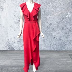 slim fit dress slacks Florene Tea Length Dress – Kay Unger main image 1